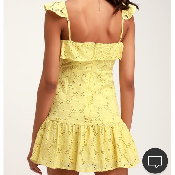 Lulus Ruffled Lace Dress - Picture 6 of 6